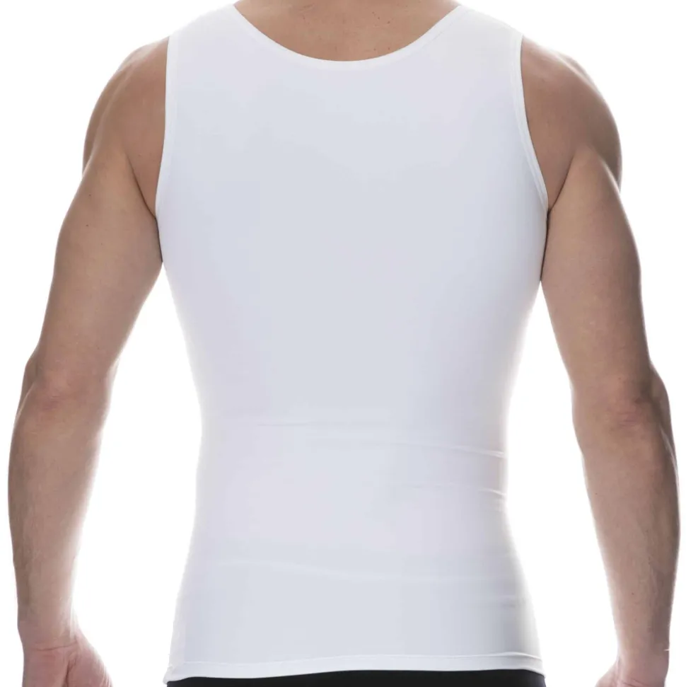 Débardeur Compression Ferme Blanc