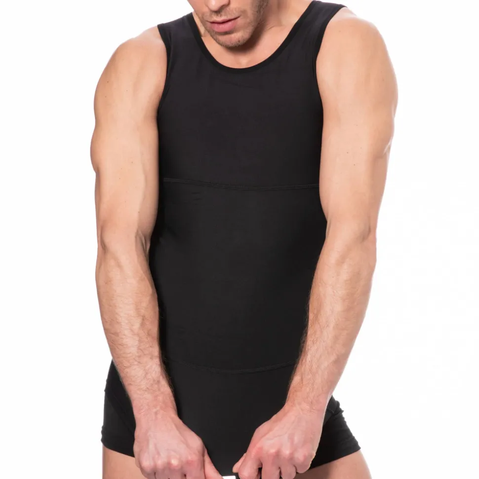 Débardeur Compression Ferme Noir