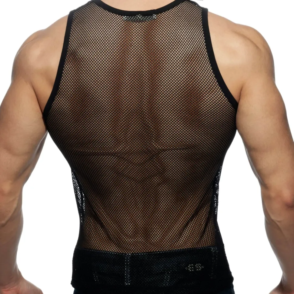 Débardeur C-Through Mesh Noir