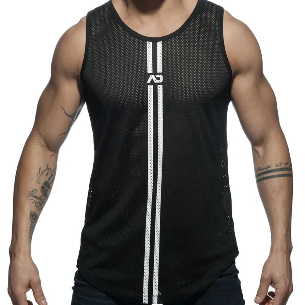 Débardeur Double Stripe Noir