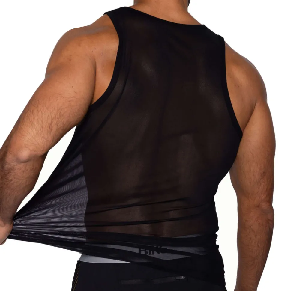 Débardeur en Mesh Noir