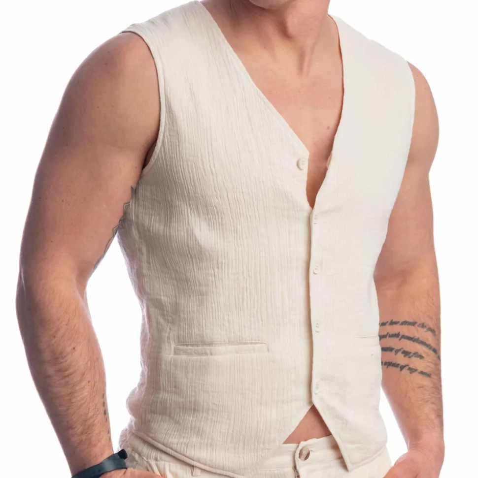 Gilet Palm Spring Vanille