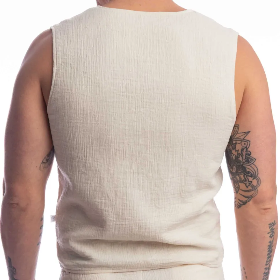 Gilet Palm Spring Vanille