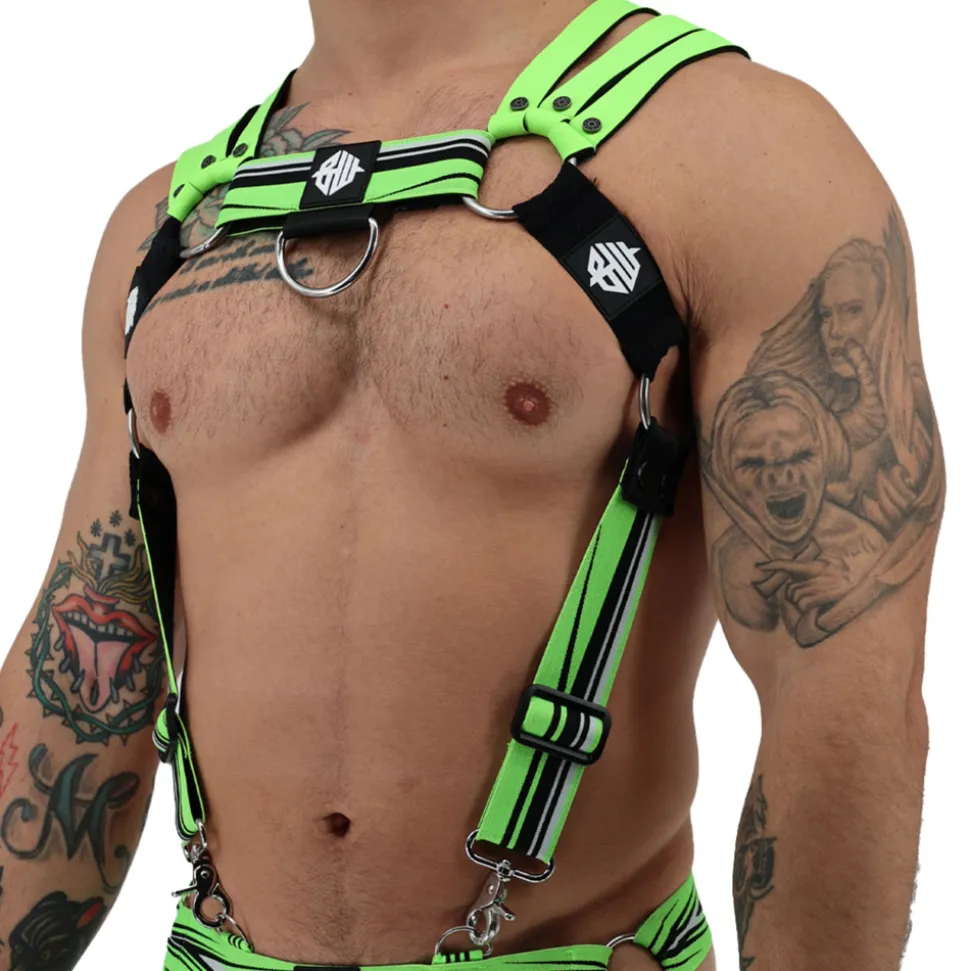 Harnais Body Circuit Breaker Vert Fluo