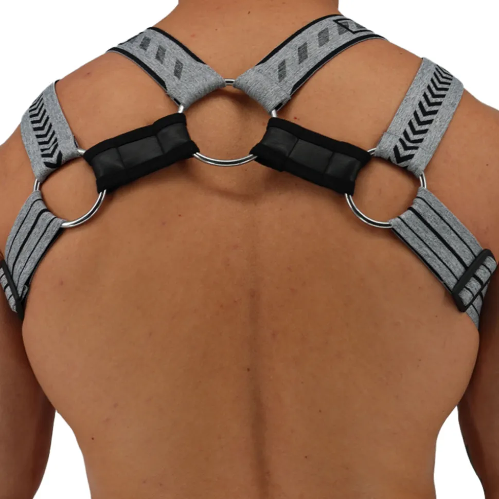 Harnais Body Mister Luxe Gris Chiné