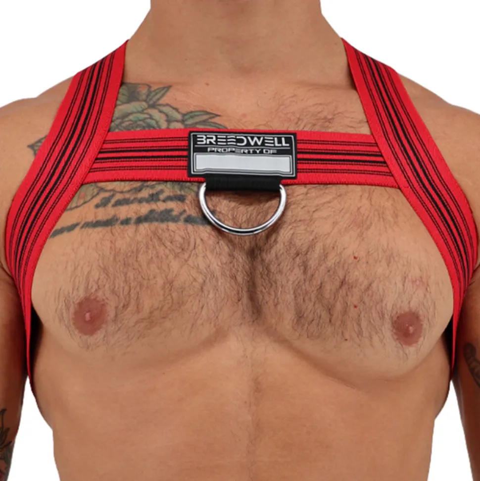 Harnais Bulldog Cumdump Rouge