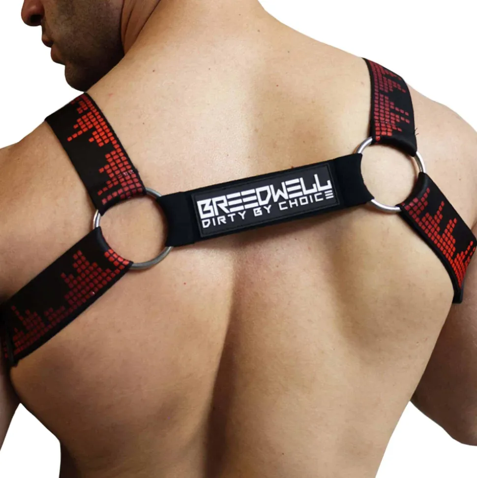 Harnais Bulldog Equalizer Noir - Rouge