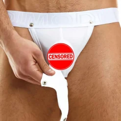 Jock Strap Glory Hole Blanc