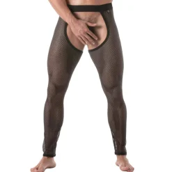 Legging Chaps Circuit Résille Noir