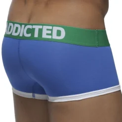 Lot de 3 Boxers Courts Basic Coton Rouge - Gris - Bleu