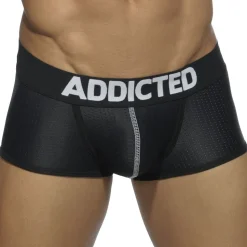 Lot de 3 Boxers Courts Mesh Push Up Blanc - Bleu Marine - Noir