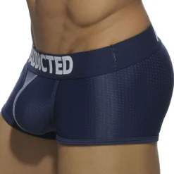Lot de 3 Boxers Courts Mesh Push Up Blanc - Bleu Marine - Noir