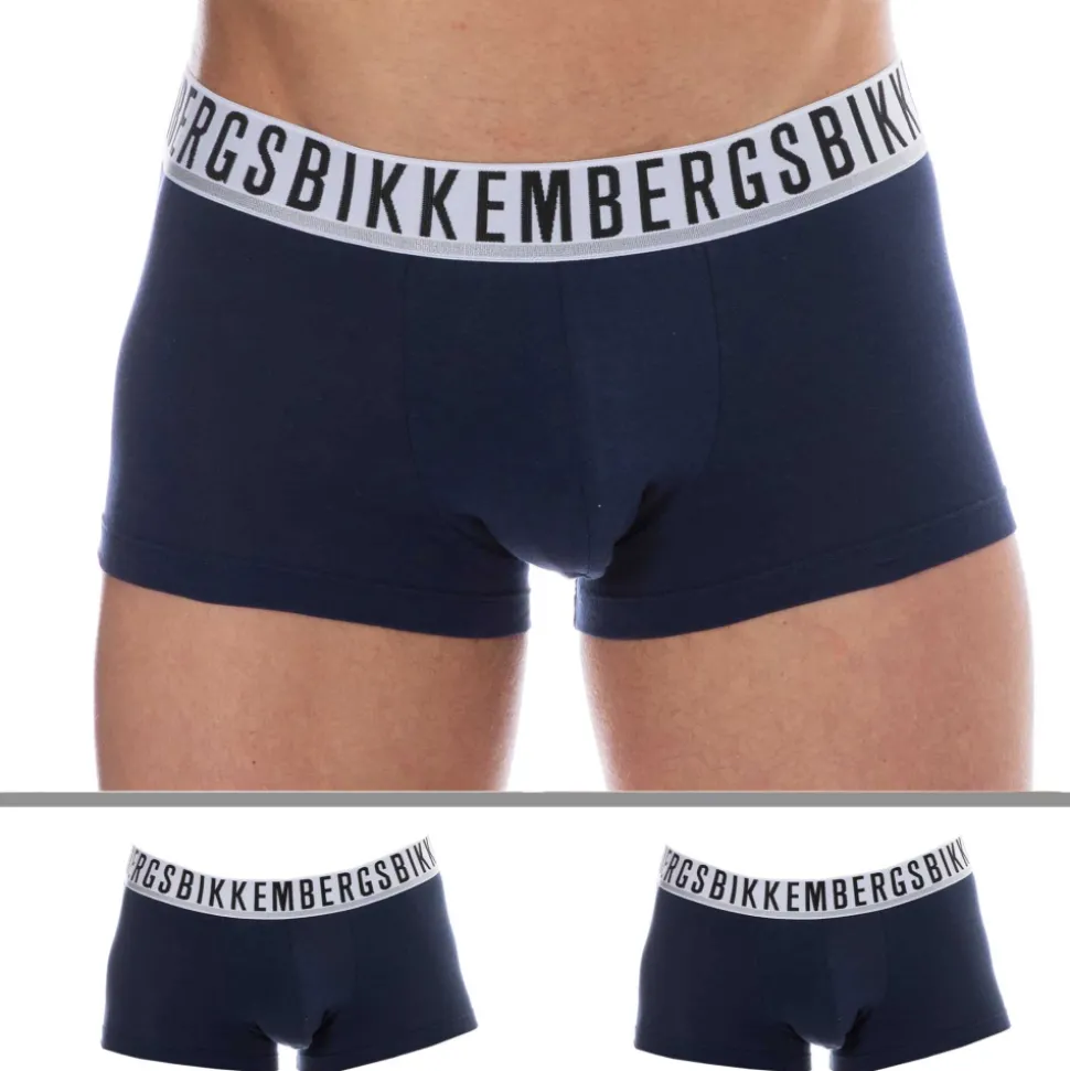 Lot de 2 Boxers Essential Coton Bleu Marine