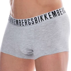 Lot de 2 Boxers Essential Coton Gris Chiné