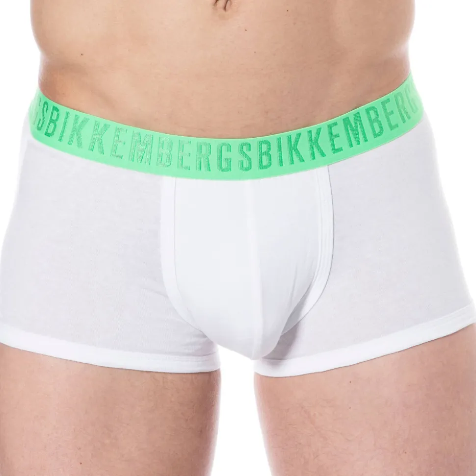 Lot de 3 Boxers Fashion Bicolor Coton Noir - Blanc - Marine