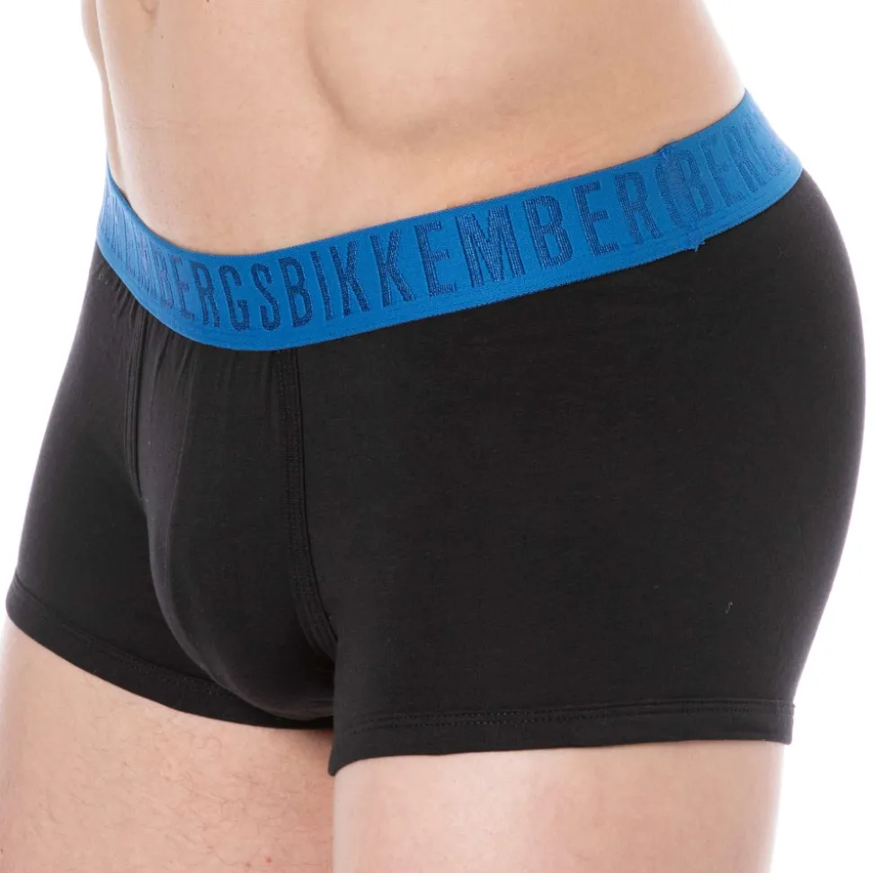 Lot de 3 Boxers Fashion Bicolor Coton Noir - Blanc - Marine