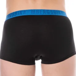 Lot de 3 Boxers Fashion Bicolor Coton Noir - Blanc - Marine