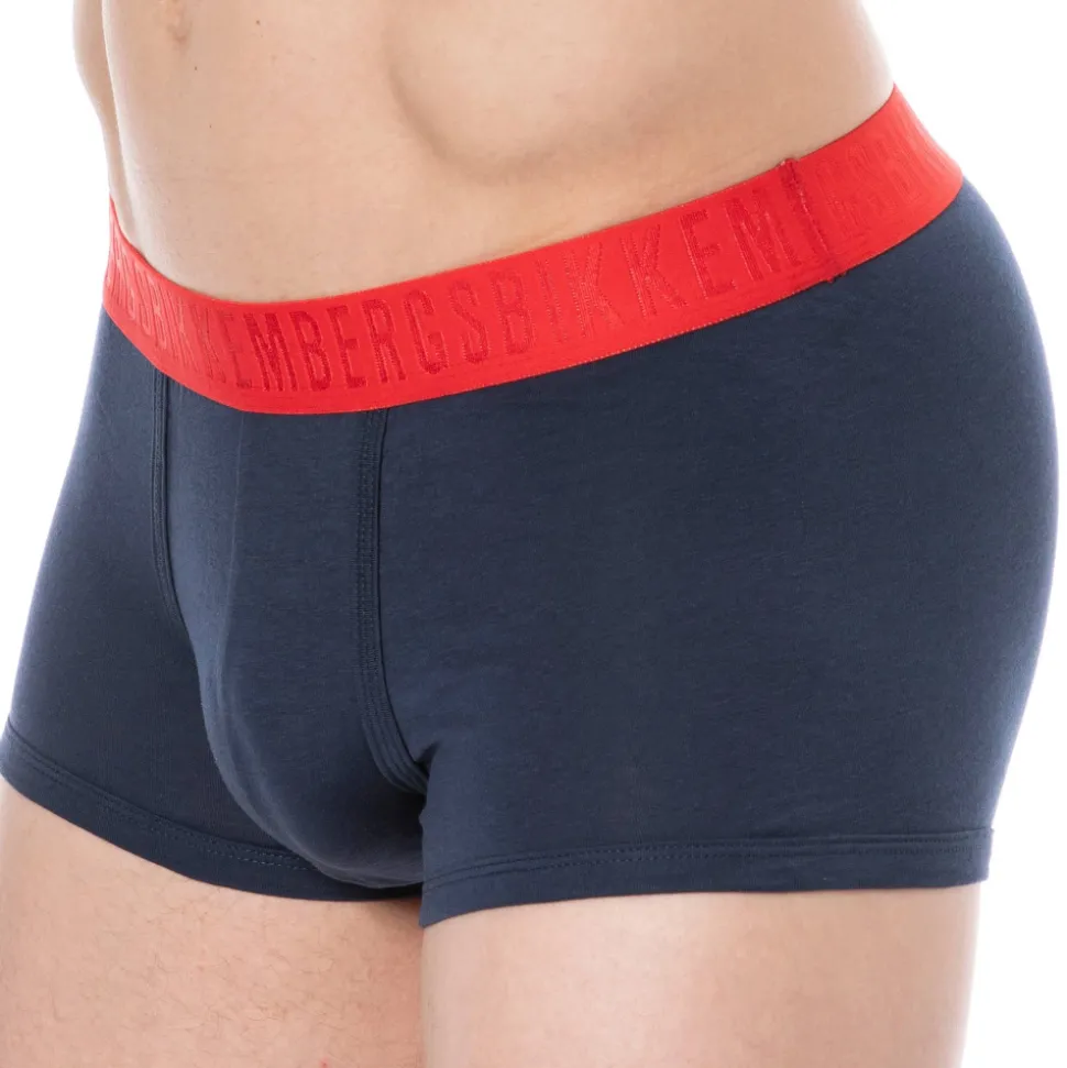 Lot de 3 Boxers Fashion Bicolor Coton Noir - Blanc - Marine