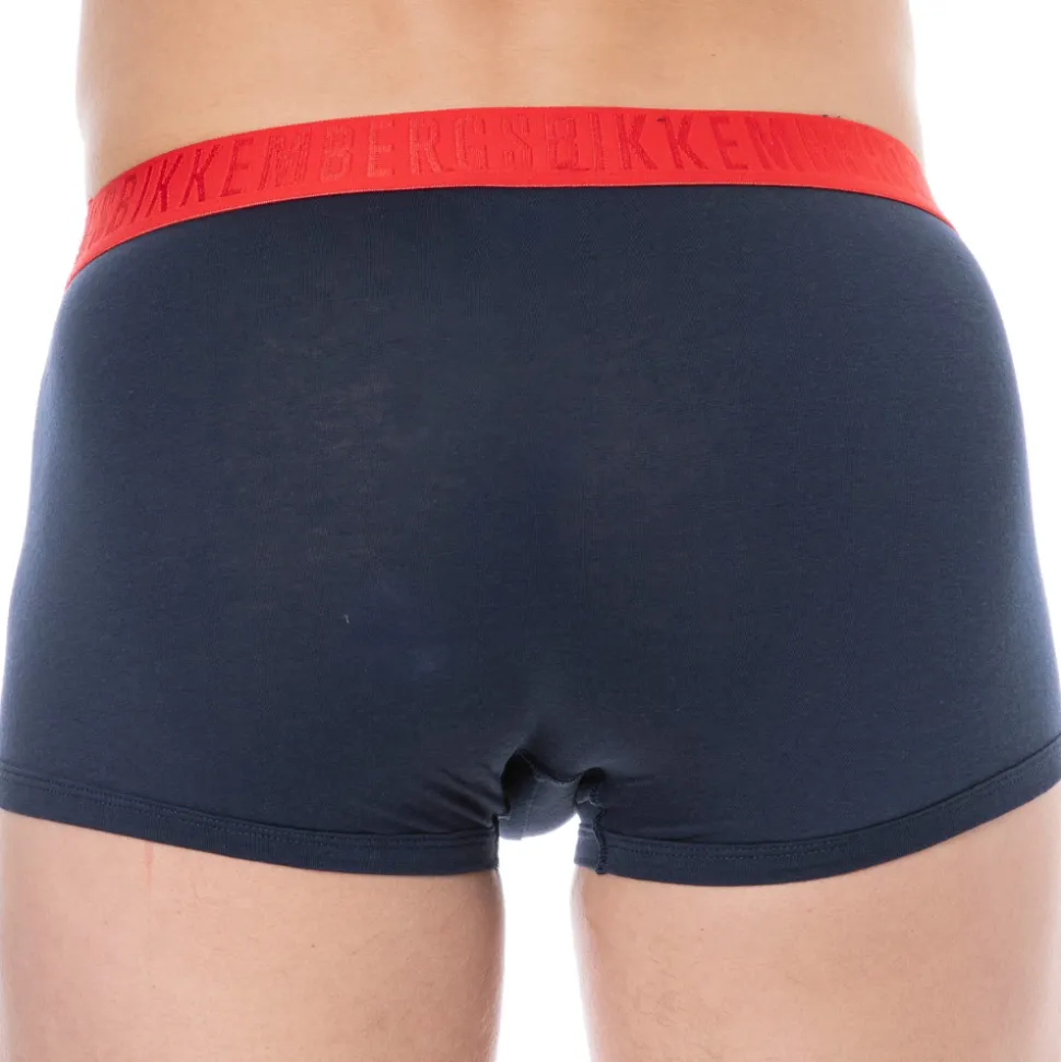 Lot de 3 Boxers Fashion Bicolor Coton Noir - Blanc - Marine