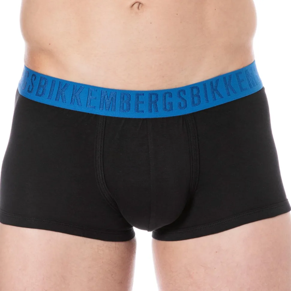 Lot de 3 Boxers Fashion Bicolor Coton Noir - Blanc - Marine