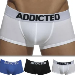 Lot de 3 Boxers My Basic Blanc - Noir - Royal