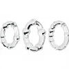 Lot de 3 Cockrings Transparents à Billes