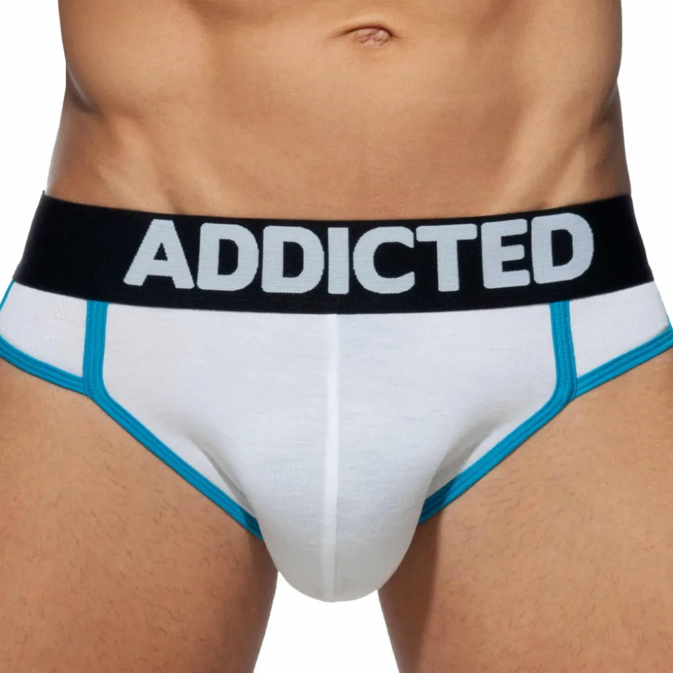 Lot de 3 Jock Straps Second Skin Blanc - Marine - Bleu Roi