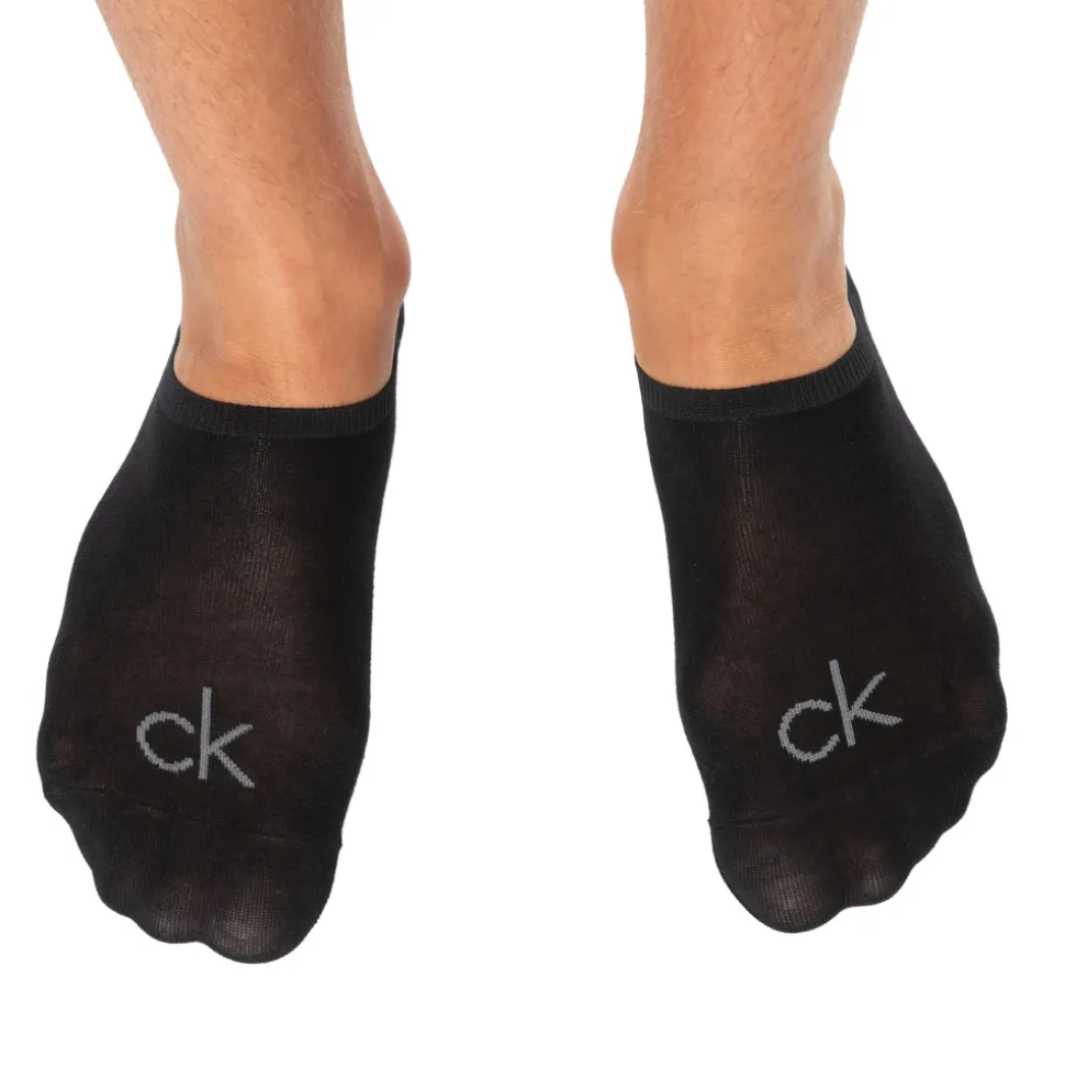 Lot de 3 Paires de Chaussettes Invisibles High Cut Noires