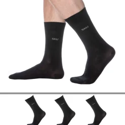 Lot de 3 Paires de Chaussettes Basses Noires