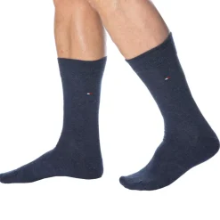 Lot de 2 Paires de Chaussettes Classiques Coton Bleu Jeans