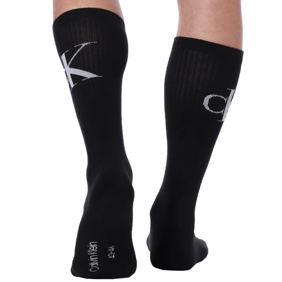Lot de 2 Paires de Chaussettes Sport cK Noires