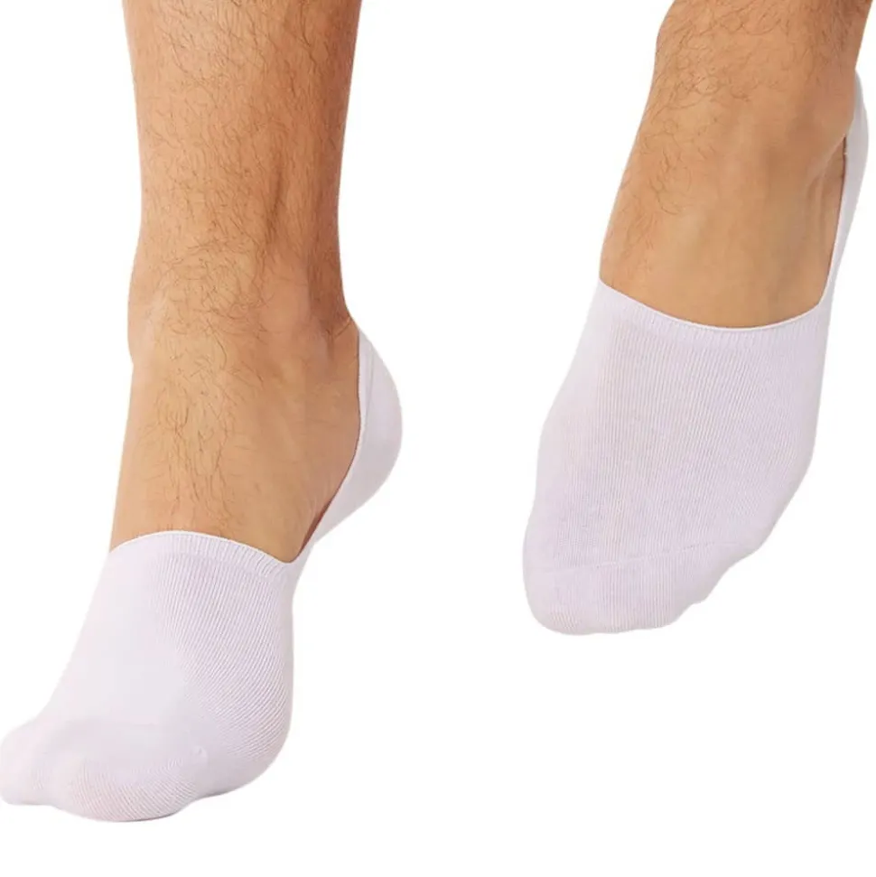 Lot de 2 Paires de Protèges-Pieds Blancs