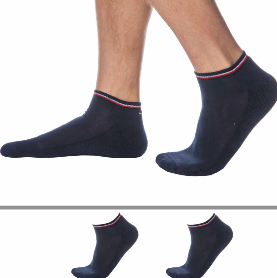 Lot de 2 Paires de Socquettes Sneaker Iconic Bleu Marine