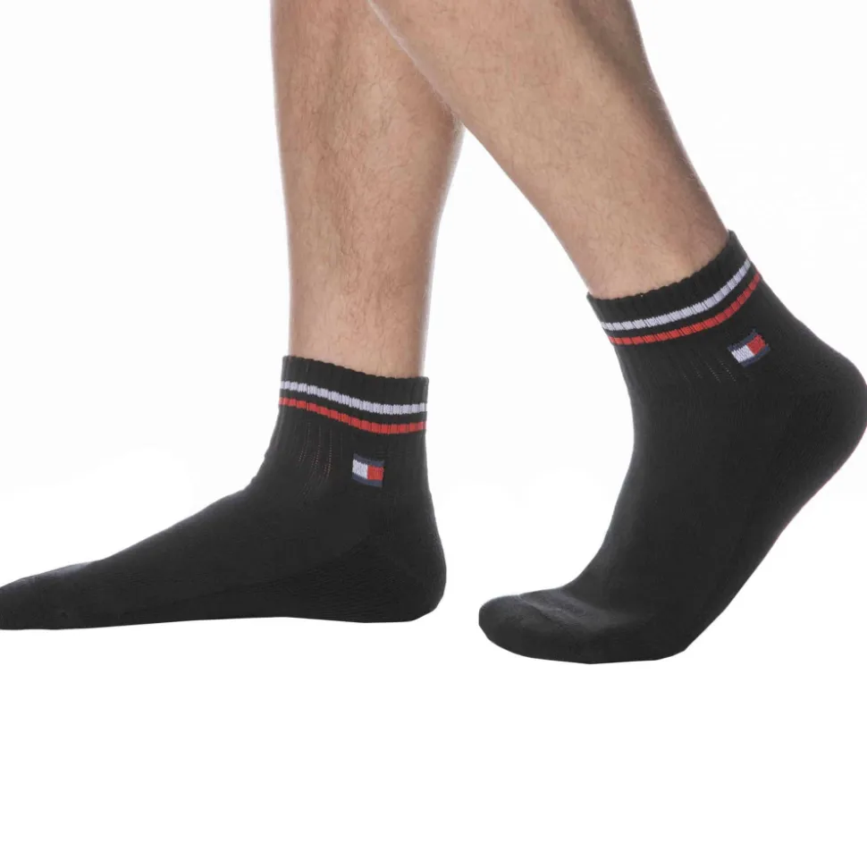 Lot de 2 Paires de Socquettes Sport Iconic Noires