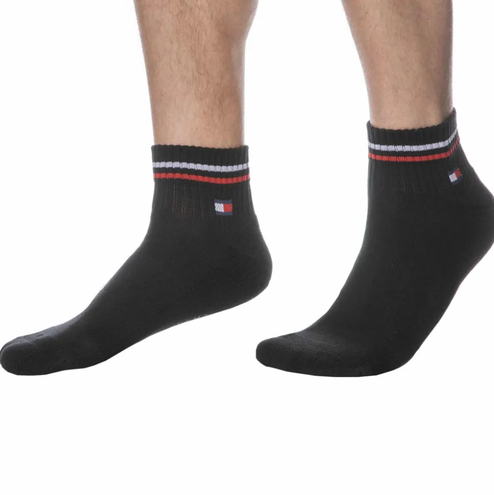 Lot de 2 Paires de Socquettes Sport Iconic Noires