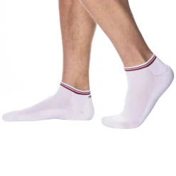 Lot de 2 Paires de Socquettes Sneaker Iconic Blanches