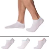 Lot de 3 Paires de Socquettes Extended Logo Blanches