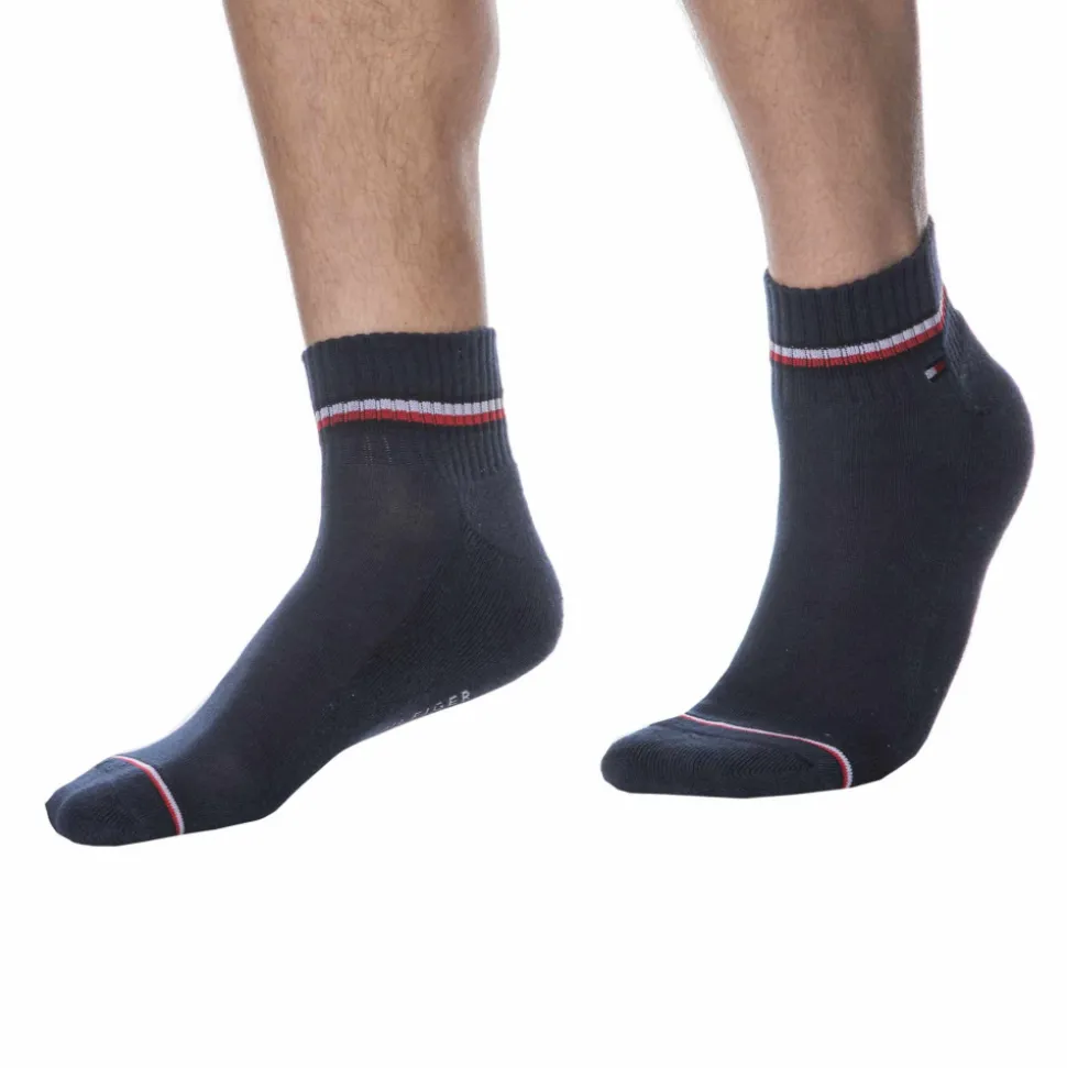 Lot de 2 Paires de Socquettes Sport Iconic Bleu Marine