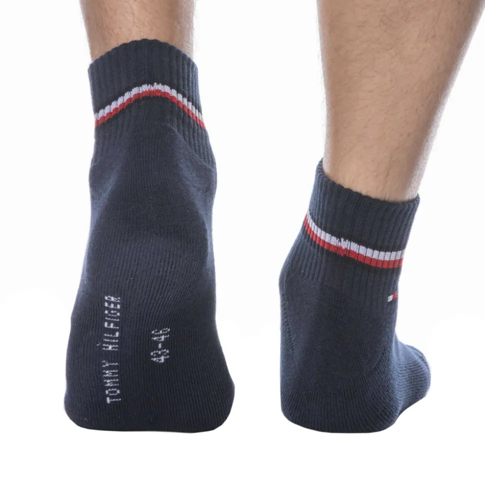 Lot de 2 Paires de Socquettes Sport Iconic Bleu Marine