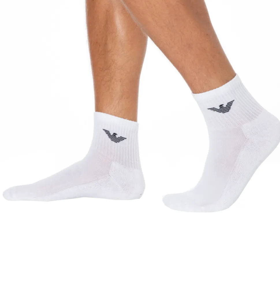 Lot de 3 Paires de Socquettes Sporty Sponge Blanches