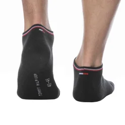 Lot de 2 Paires de Socquettes Sneaker Iconic Noires