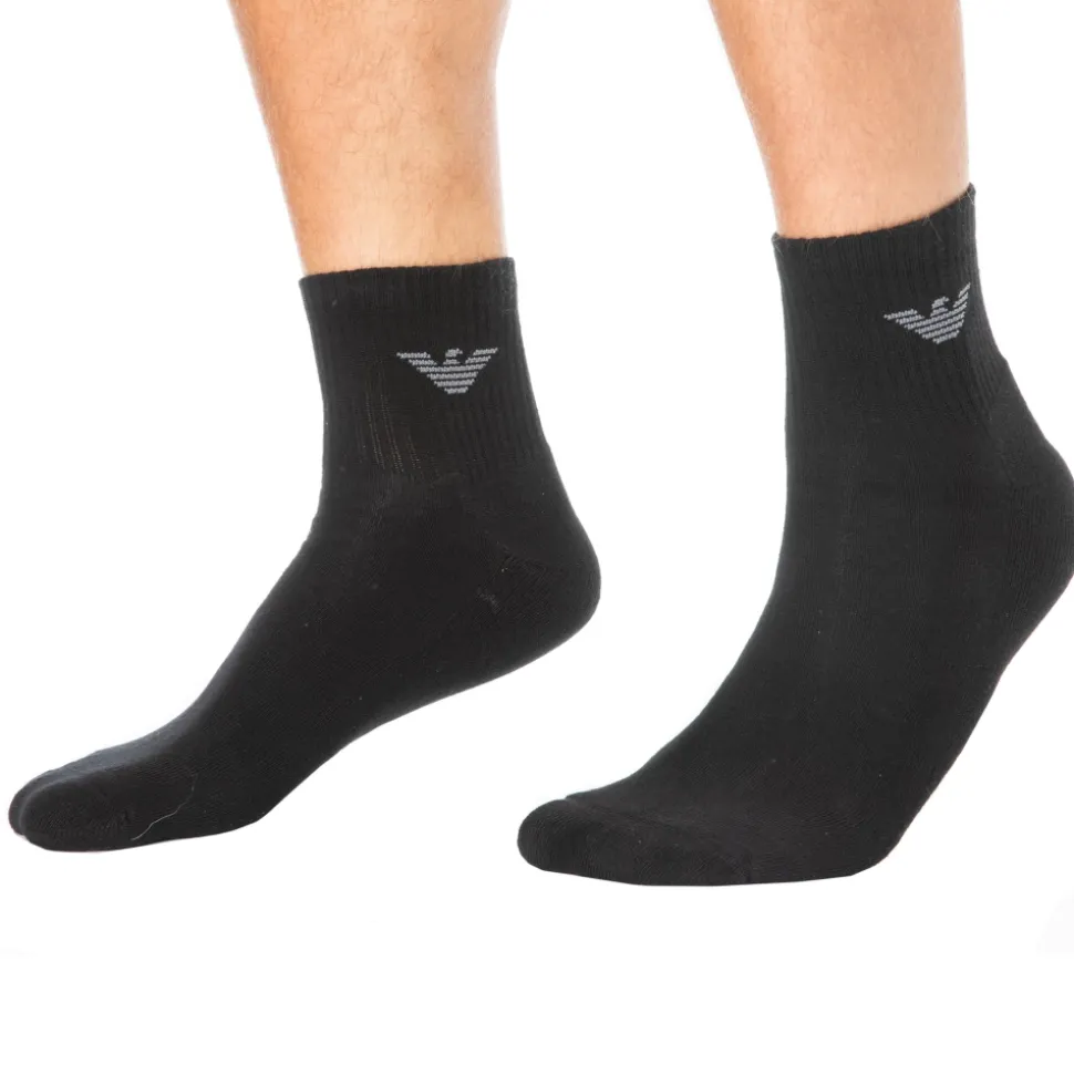 Lot de 3 Paires de Socquettes Sporty Sponge Noires