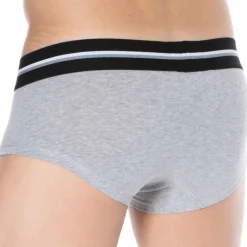 Lot de 3 Shorties First Coton Gris Chiné