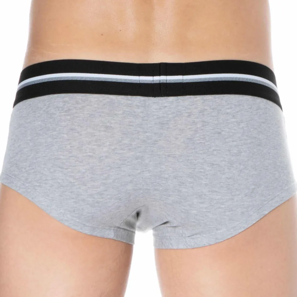 Lot de 3 Shorties First Coton Gris Chiné