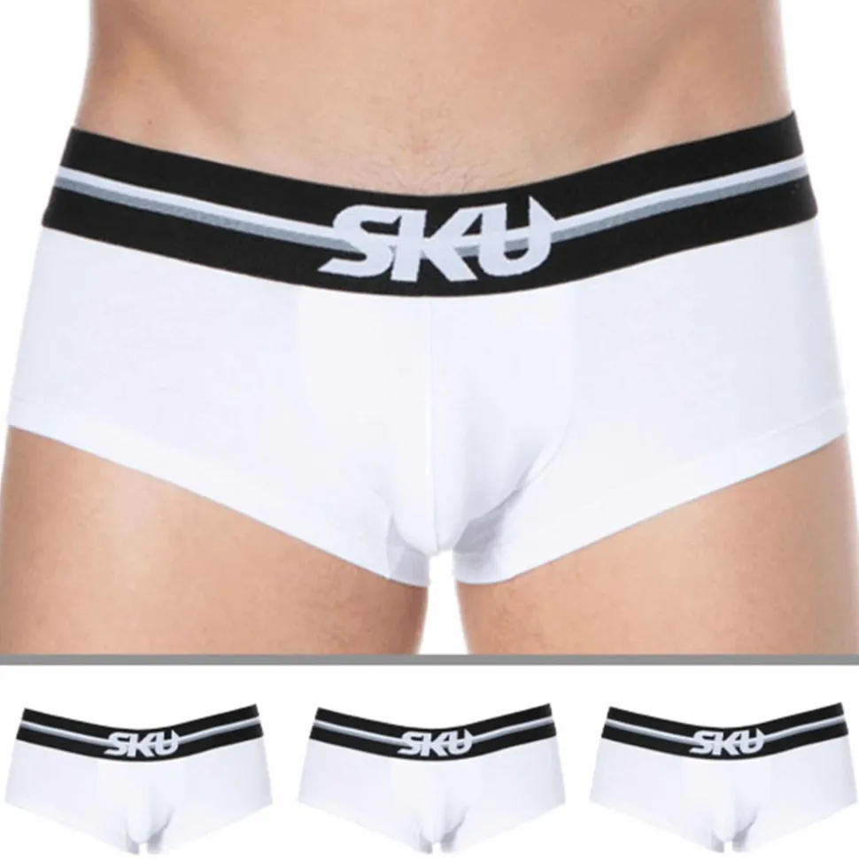 Lot de 3 Shorties First Coton Blancs