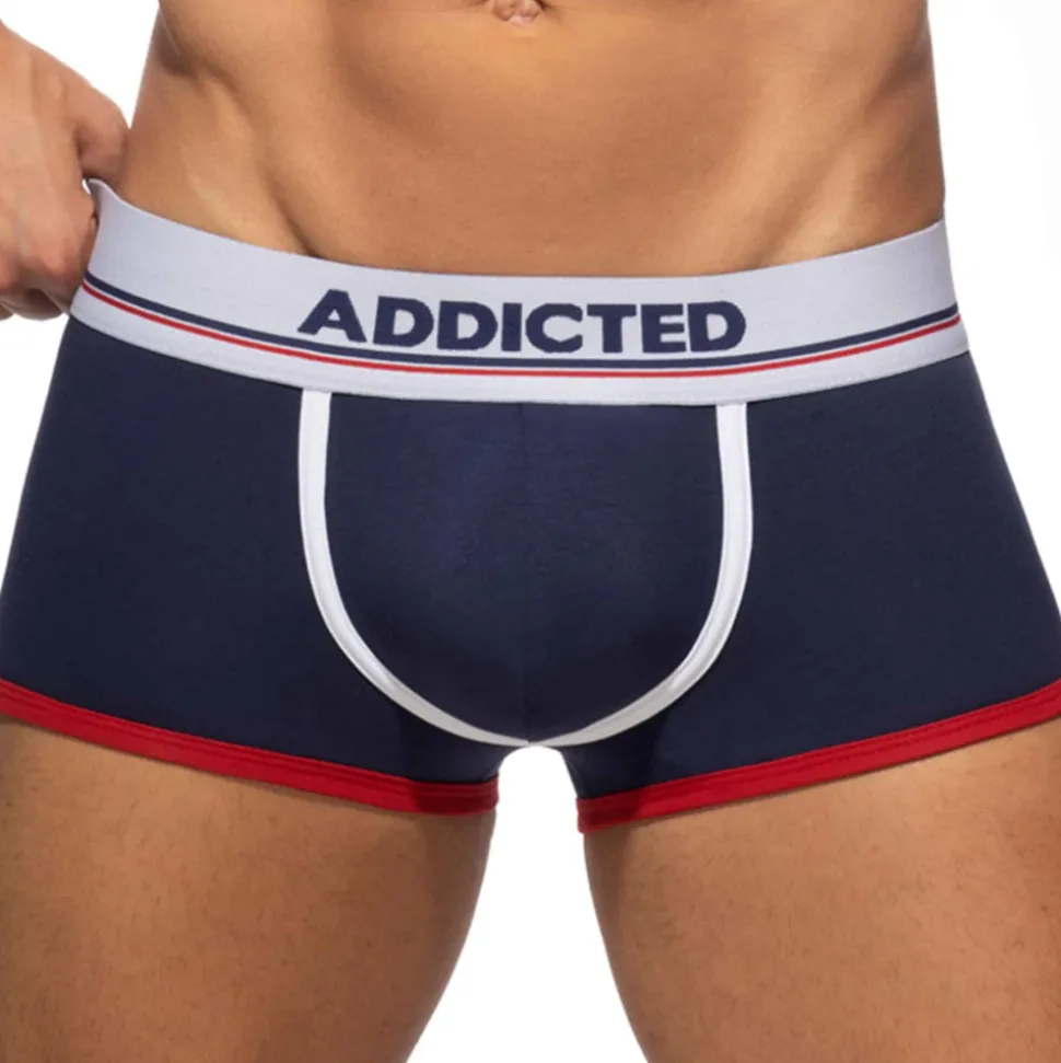 Lot de 3 Shortys Tommy Coton Bleu Marine - Blanc - Rouge
