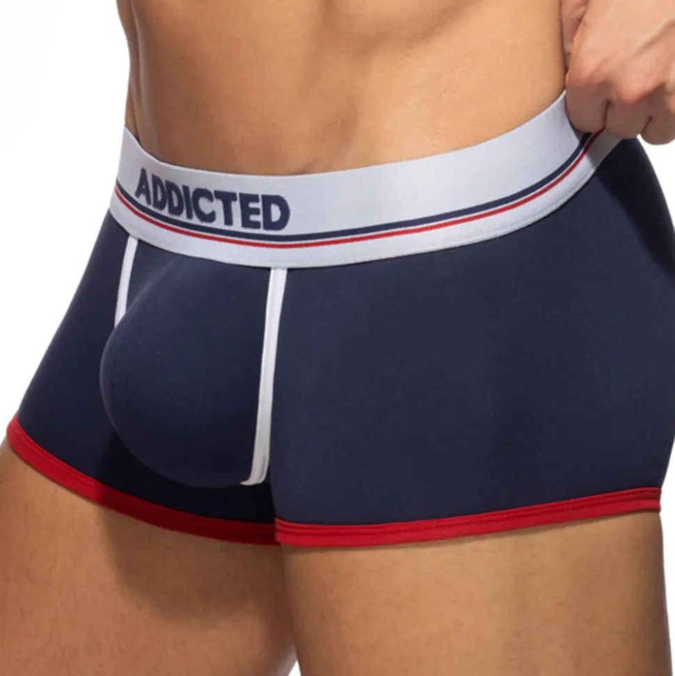 Lot de 3 Shortys Tommy Coton Bleu Marine - Blanc - Rouge