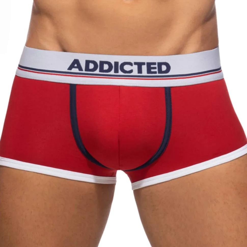 Lot de 3 Shortys Tommy Coton Bleu Marine - Blanc - Rouge