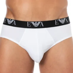Lot de 3 Slips Bold Monogram Coton Blancs