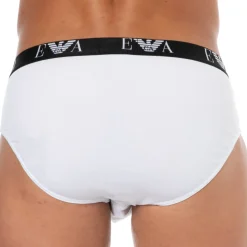 Lot de 3 Slips Bold Monogram Coton Blancs